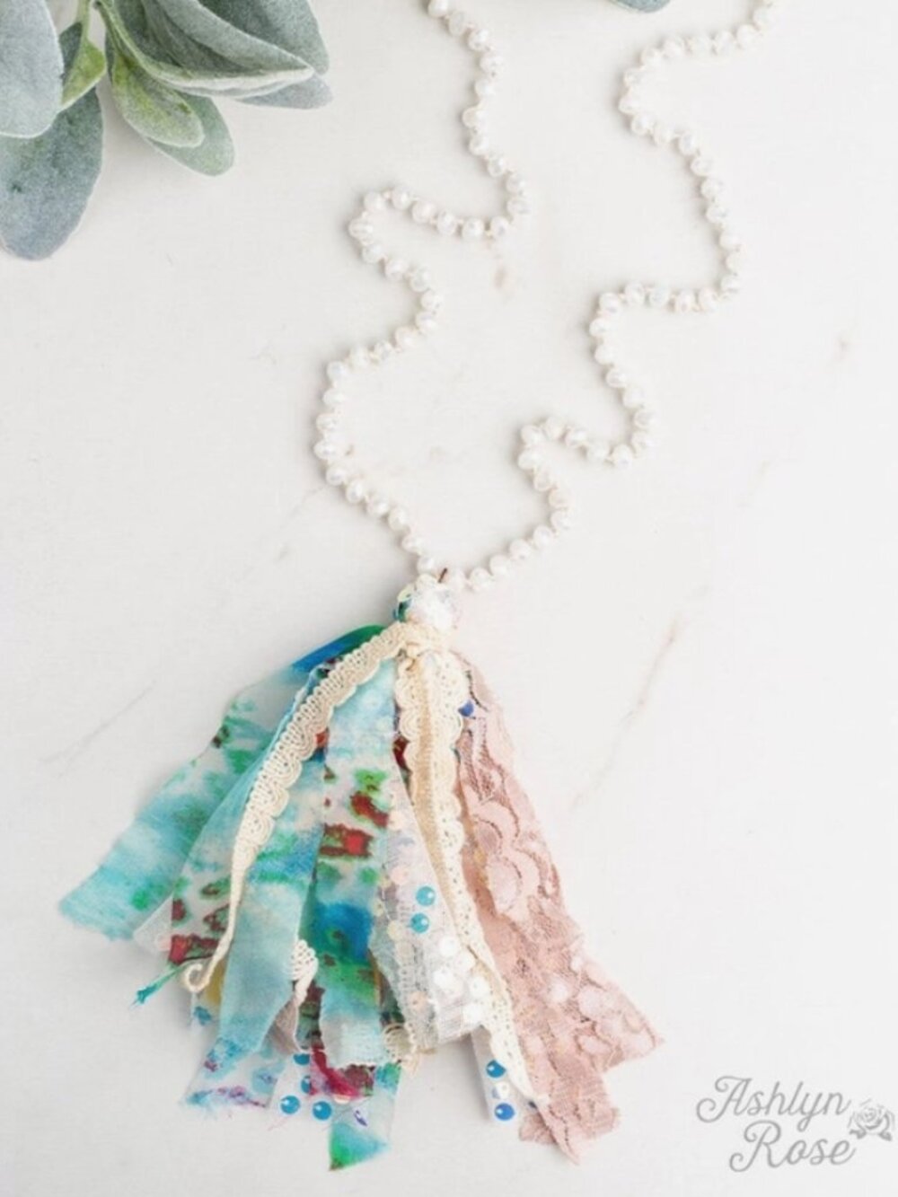 Worth The Tassel Necklace — 16” Diameter